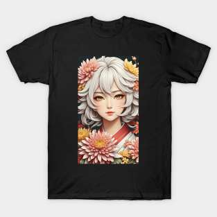 Chrysantemum anime girl T-Shirt